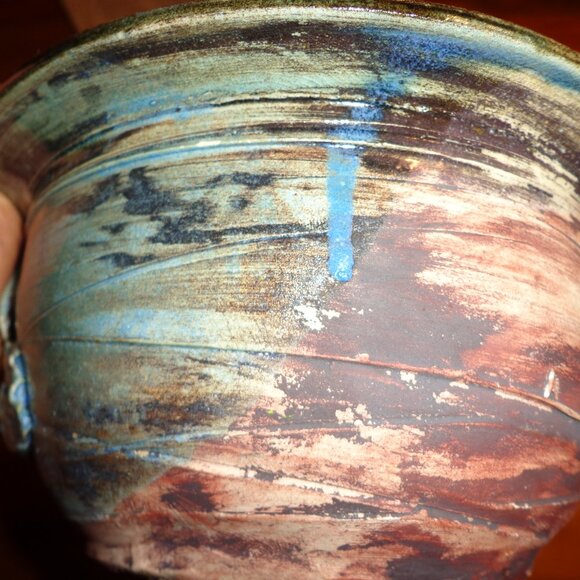 New Pottery Bowl Blues/Browns - Picture 4 of 8